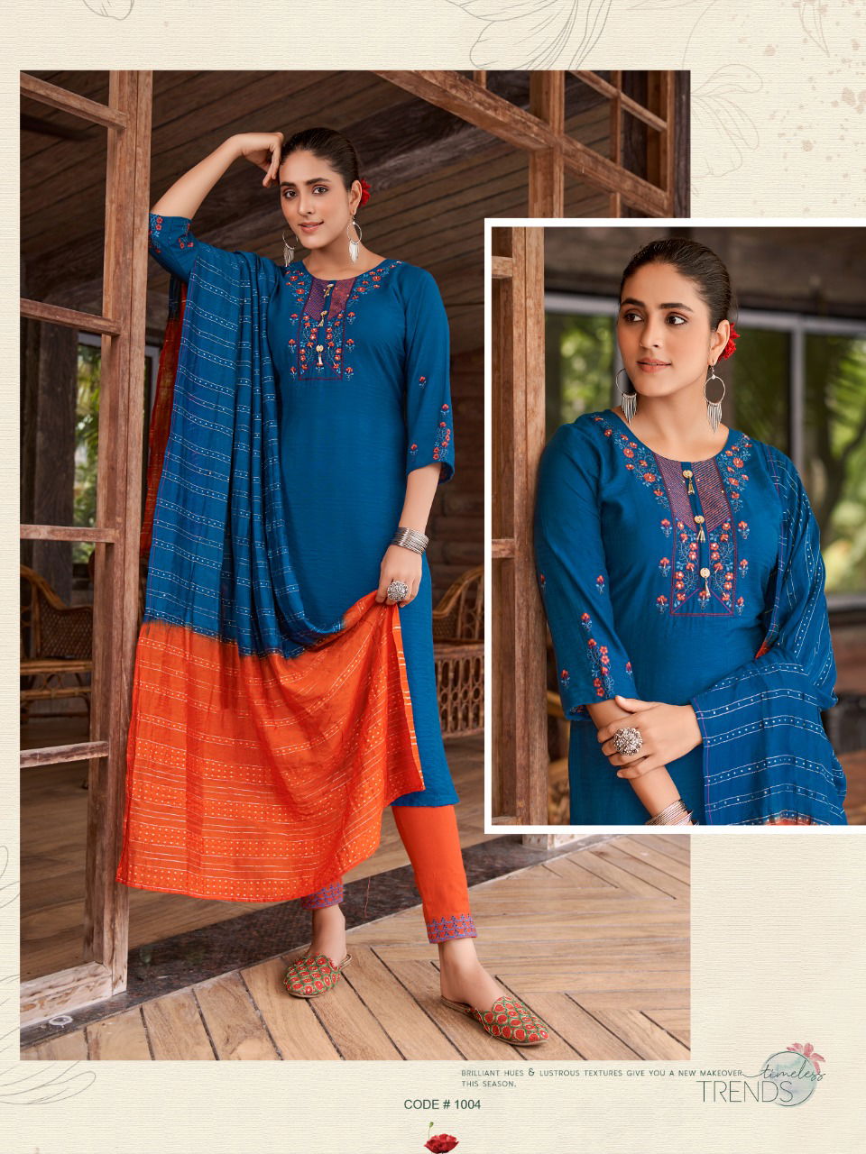 Colourpix Manohari 1 Fancy Wear Wholesale Kurti With Bottom Dupatta Collection 